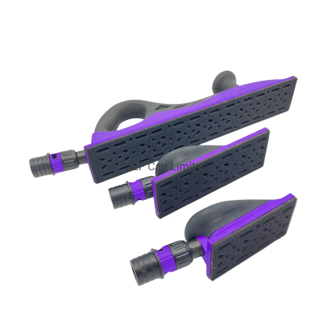 Hand Sanding Tools Purple Saning Blocks with Hook & Loop Attachment