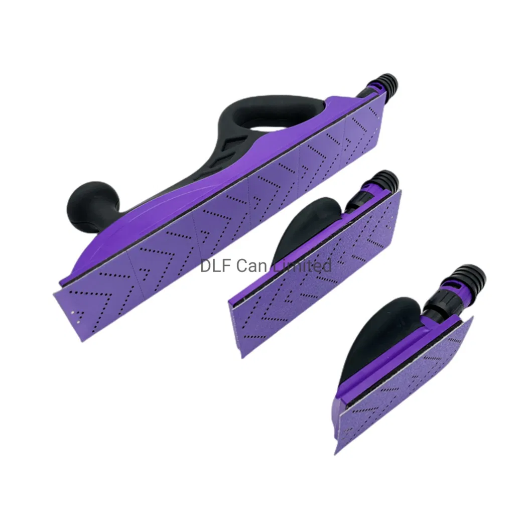 Hand Sanding Tools Purple Saning Blocks with Hook & Loop Attachment