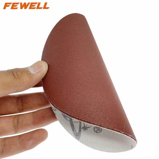 150 mm 6'' rote Schleifscheibe mit Körnung 240, Schleifwerkzeuge, wasserfestes Schleifpapier zum Polieren und Schleifen von Edelstahlholz